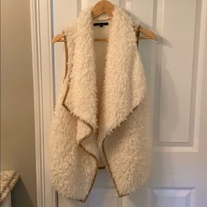 Fluffy vest